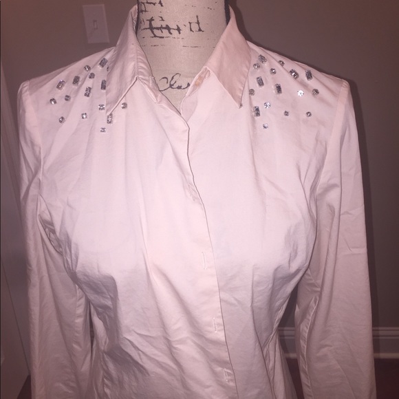 Embellished button down - Picture 2 of 4